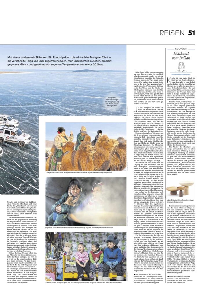 LIQUI MOLY Extreme Mongolei Winter Reise in der Welt am Sonntag