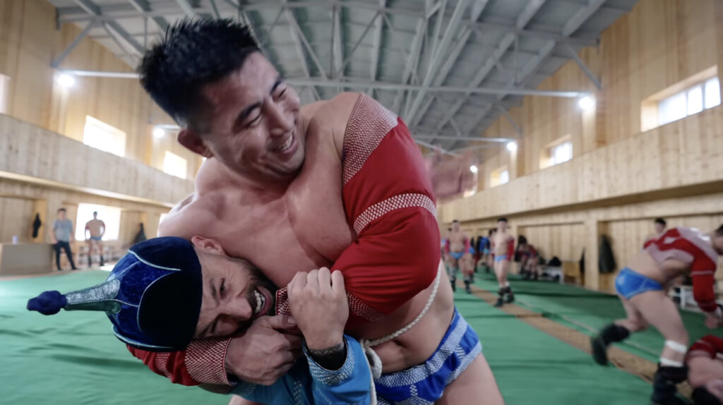 Mongools worstelen met de kampioenservaring na het kijken naar Physical: Azië Mongolië team